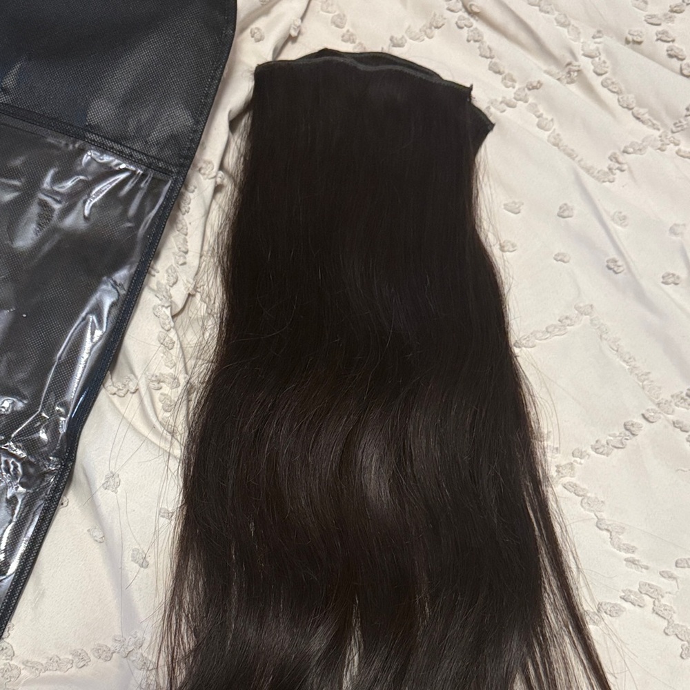 Clip-In Hair Extension - Dark Brown Straight